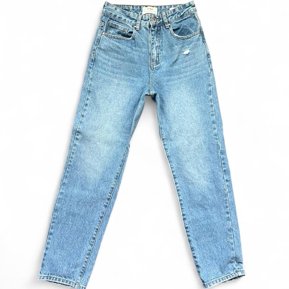 Cotton On Light Blue Straight Leg Jeans